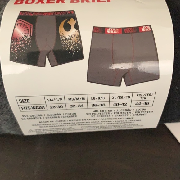 Star Wars 2pk boxer brief size S - Picture 2 of 7